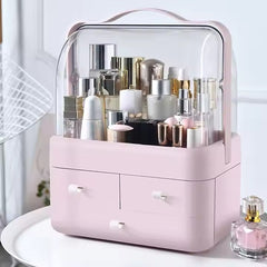 Acrylic Double Door Makeup & Cosmetic Organizer