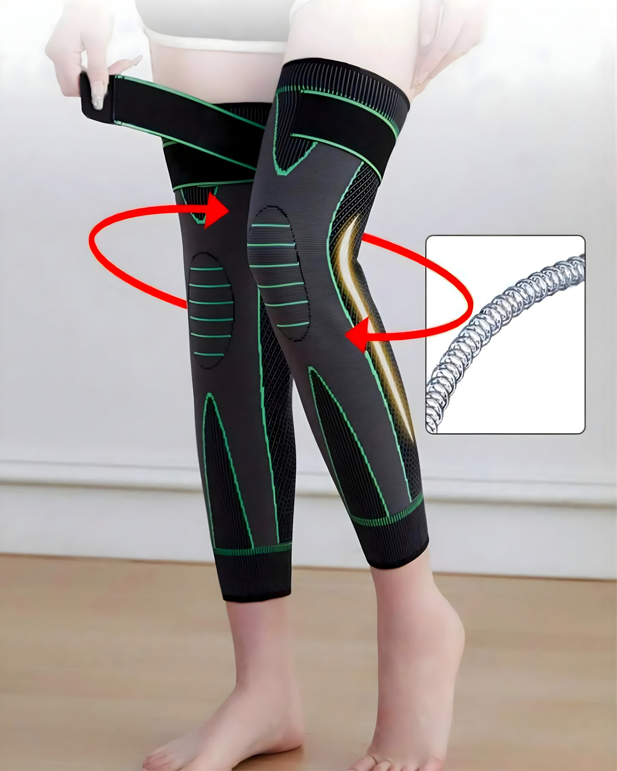 Knee Bracce Full Leg (For Both Legs / Pair)